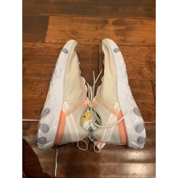 Nike Womens React Element 55 BQ2728-601 White Running Shoes Sneakers Size 9 - Picture 5 of 6